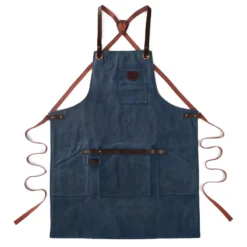 Tablier Cuir Et Toile Waxée Bleu Marine ALASKAN MAKER 31 Tablier Cuir Et Toile Waxée Bleu Marine ALASKAN MAKER -Peugeot Boutique tablier cuir et toile waxee bleu marine alaskan maker 11