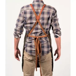 Tablier Cuir Et Toile Waxée Olive ALASKAN MAKER -Peugeot Boutique tablier cuir et toile waxee olive alaskan maker 19