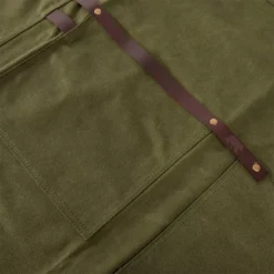 Tablier Cuir Et Toile Waxée Olive ALASKAN MAKER -Peugeot Boutique tablier cuir et toile waxee olive alaskan maker 9