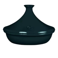 Tajine En Céramique D32 Flame Emile HENRY Bleu Belle Ile
