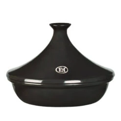Tajine En Céramique D32 Flame Emile HENRY Noir Fusain