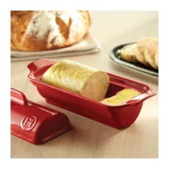 Terrine Foie Gras Façon Médaillon Emile HENRY Rouge Grand Cru -Peugeot Boutique terrine foie gras facon medaillon emile henry rouge grand cru 3