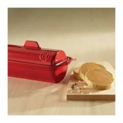Terrine Foie Gras Façon Médaillon Emile HENRY Rouge Grand Cru -Peugeot Boutique terrine foie gras facon medaillon emile henry rouge grand cru 5
