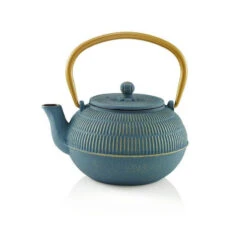 Théière En Fonte émaillée YUAN 0.9 L BEKA Bleu -Peugeot Boutique theiere en fonte emaillee yuan 09 l beka bleu 4