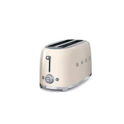Toaster 2 Fentes Long Grille Pain Années 50 SMEG Crème
