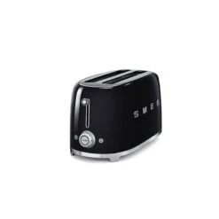 Toaster 2 Fentes Long Grille Pain Années 50 SMEG Noir