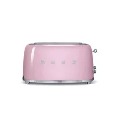 Toaster 2 Fentes Long Grille Pain Années 50 SMEG Rose