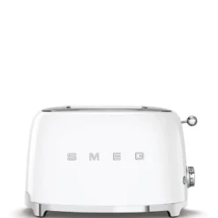 Toaster 2 Tranches Grille Pain Années 50 SMEG Blanc -Peugeot Boutique toaster 2 tranches grille pain annees 50 smeg blanc 4