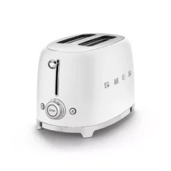 Toaster 2 Tranches Grille Pain Années 50 SMEG Blanc Mat -Peugeot Boutique toaster 2 tranches grille pain annees 50 smeg blanc mat 2