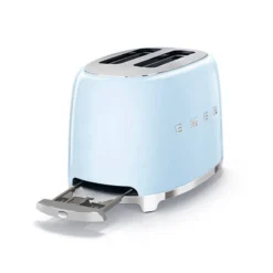 Toaster 2 Tranches Grille Pain Années 50 SMEG Bleu -Peugeot Boutique toaster 2 tranches grille pain annees 50 smeg bleu 6