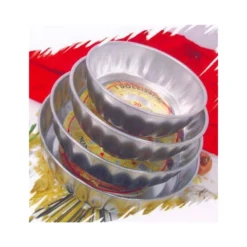 Tourtière Inox Anti Adhérent D28