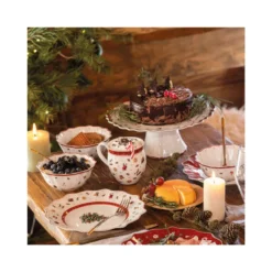 TOY'S DELIGHT Plat à Gâteau Sur Pied Villeroy & Boch 28 X 28 X 10.9 Cm -Peugeot Boutique toy s delight plat a gateau sur pied 28x28x109 nvs 2