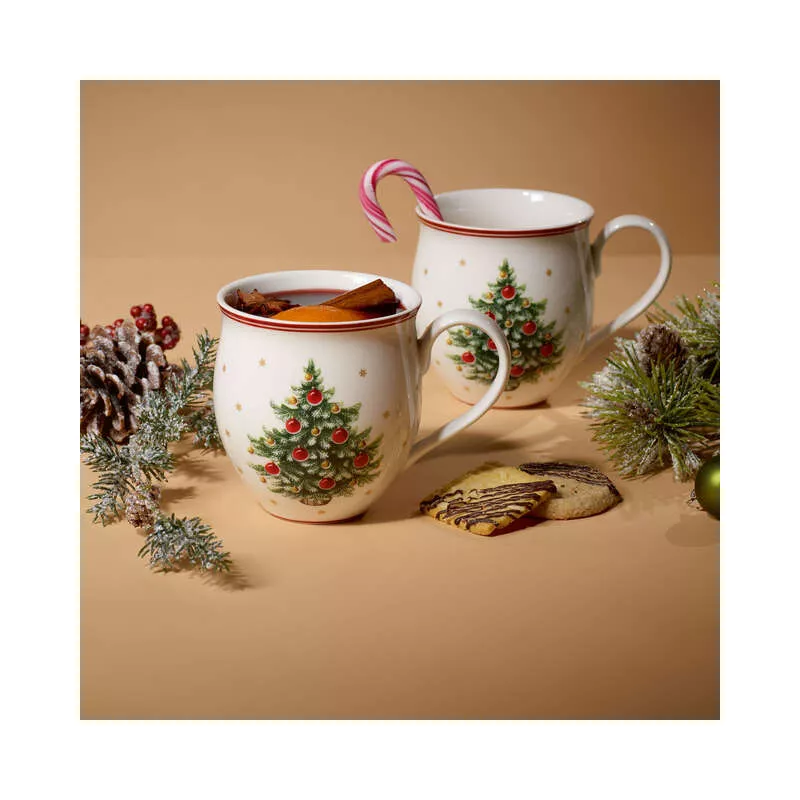 TOY'S DELIGHT Set De 2 Mugs Arbre De Noël Villeroy & Boch 4 TOY'S DELIGHT Set De 2 Mugs Arbre De Noël Villeroy & Boch – Image 4