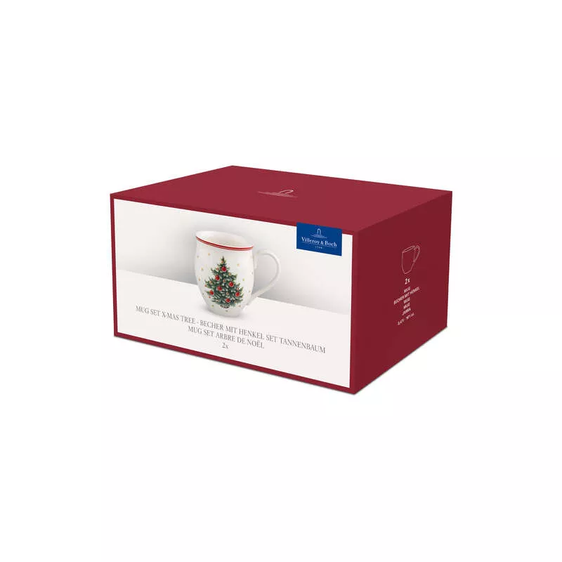 TOY'S DELIGHT Set De 2 Mugs Arbre De Noël Villeroy & Boch 6 TOY'S DELIGHT Set De 2 Mugs Arbre De Noël Villeroy & Boch – Image 6