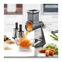 TRANSFORMA Moulin Râpe Manuel Avec 3 Tambours GEFU