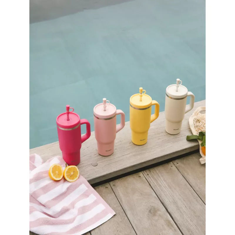 TRAVEL CUP Isotherme Double Paroi En Inox Avec Poignée Qwetch 900 Ml Rose Pastel 5 TRAVEL CUP Isotherme Double Paroi En Inox Avec Poignée Qwetch 900 Ml Rose Pastel – Image 5