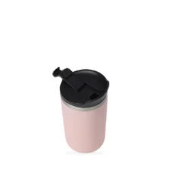 TRAVEL MUG Isotherme Double Paroi En Inox Qwetch 350ml Rose Pastel -Peugeot Boutique travel mug isotherme double paroi en inox qwetch 470 ml marine nvs 10