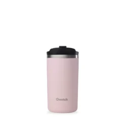 TRAVEL MUG Isotherme Double Paroi En Inox Qwetch 350ml Rose Pastel -Peugeot Boutique travel mug isotherme double paroi en inox qwetch 470 ml marine nvs 9