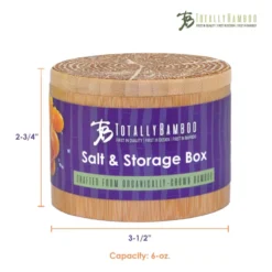 TREE OF LIFE Boite à Sel Magnétique En Bambou TOTALLY BAMBOO -Peugeot Boutique tree of life boite a sel magnetique en bambou totally bamboo 3