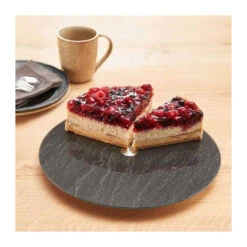 TURN Plateau à Gâteau Fromage Tournant LEONARDO En Verre Effet Marbre -Peugeot Boutique turn plateau a gateau fromage tournant leonardo en verre effet marbre 3