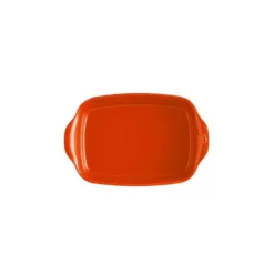 ULTIME Plat à Four En Céramique Rectangle Emile HENRY Orange Toscane 29 X 19 Cm -Peugeot Boutique ultime plat a four en ceramique rectangle emile henry orange toscane 29 x 19 cm 2