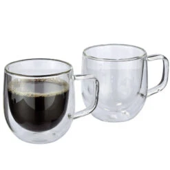 VENETO Tasse à Café Thé En Verre Double Paroi 200 Ml CILIO - Les 2
