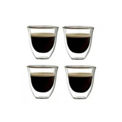 Kitchen Craft Verre Tasse à Café Expresso Double Paroi 75 Ml La Cafetiere - Les 4 SC