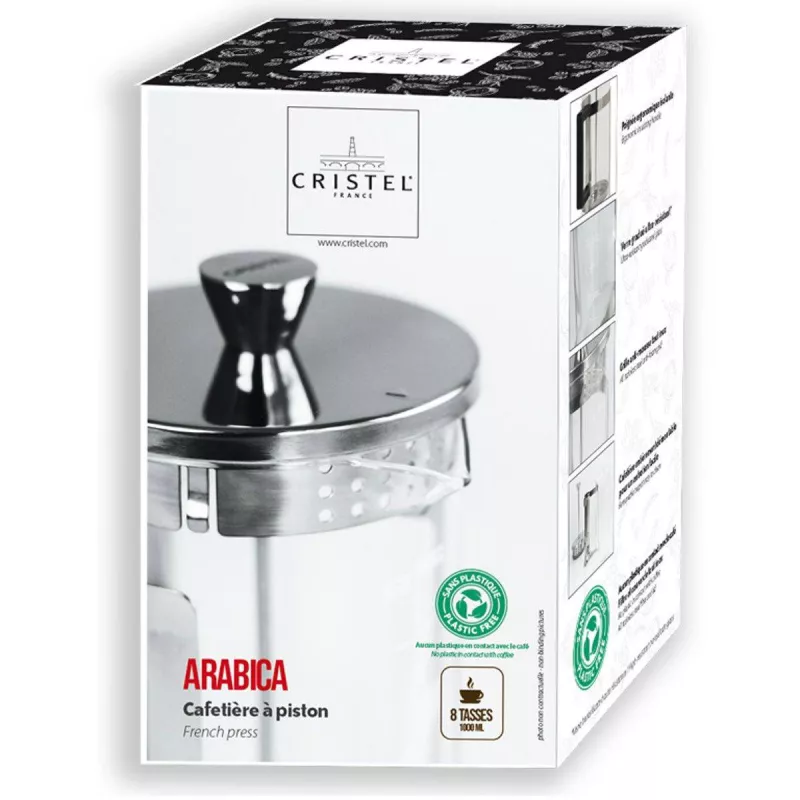 Verseuse Pour Cafetière à Piston ARABICA CRISTEL 3 Tasses 4 Verseuse Pour Cafetière à Piston ARABICA CRISTEL 3 Tasses – Image 4