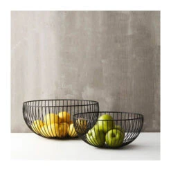 WIRE Corbeille à Fruits Ronde Point Virgule D35 SC