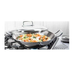 Wok Inox Tri Plis ZWILLING PLUS D32 -Peugeot Boutique wok inox tri plis zwilling plus d32 3