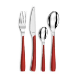 ZEPHYR Soie Ménagère Coffret De 24 Couverts AMEFA Rouge -Peugeot Boutique zephyr soie menagere coffret de 24 couverts amefa rouge 2