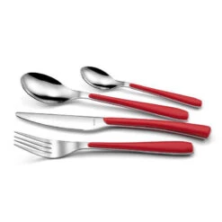 ZEPHYR Soie Ménagère Coffret De 24 Couverts AMEFA Rouge -Peugeot Boutique zephyr soie menagere coffret de 24 couverts amefa rouge 4