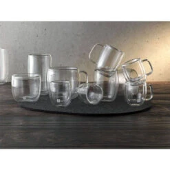 SORRENTO Tasse à Café Expresso En Verre Double Paroi 14 Cl ZWILLING - Les 2 -Peugeot Boutique zwilling sorrento set 2 tasses espresso double paroi 134 ml 3